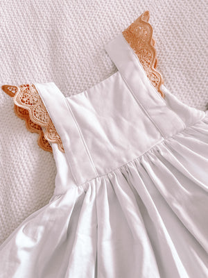 White Princess Pinny Dress