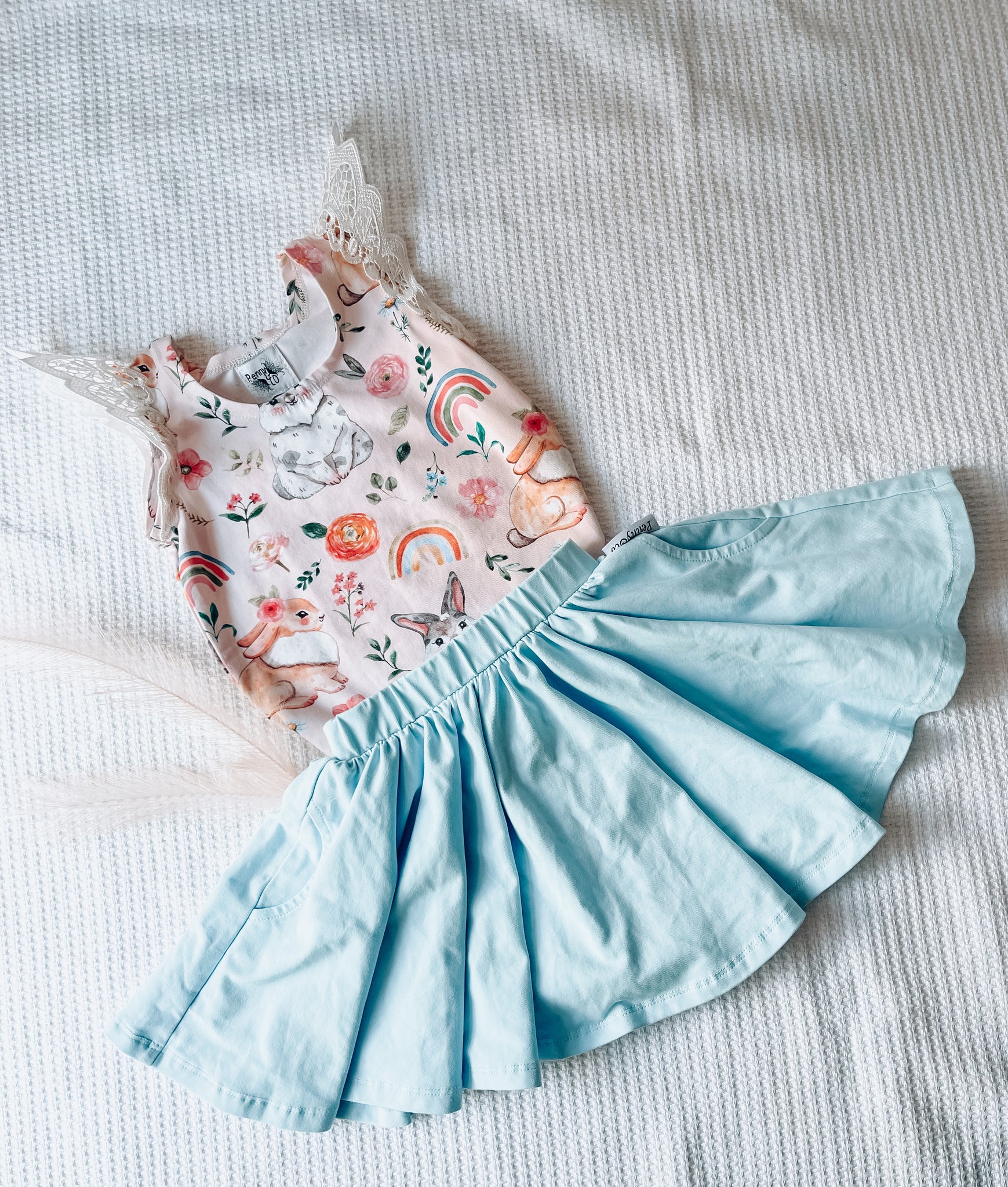 Maya Blue Twirly Skirt